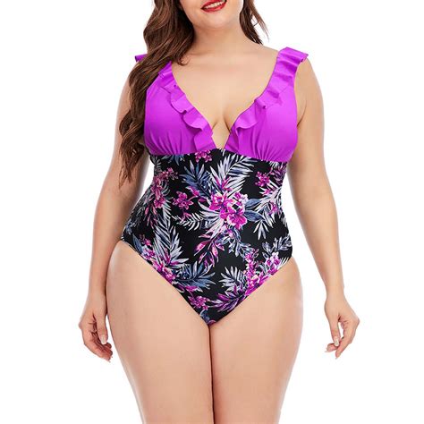 Xuapaodt Inc Plus Size Women S Swimsuit Summer Plus Size Swimsuit