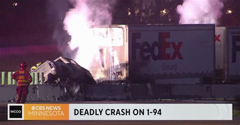 Deadly Crash Closes I 94 Between Woodbury And Lakeland Cbs Minnesota