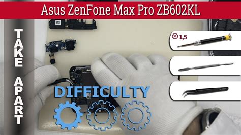 How To Disassemble Asus ZenFone Max Pro ZB602KL Take Apart Tutorial