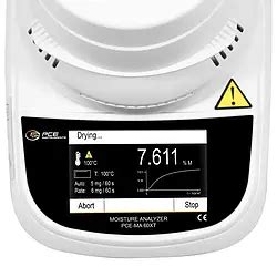 Balanza analítica PCE MA 60XT ICA incl certificado de calibración ISO