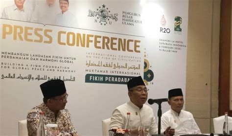 Pbnu Gelar Muktamar Internasional Fikih Peradaban I Bahas Piagam Pbb