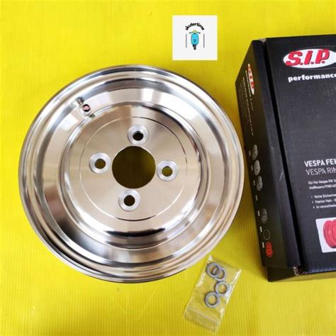 Promo Velg Tubeless 2 15 8 SIP GERMANY Polish Untuk Vespa VBB VBA Dkk