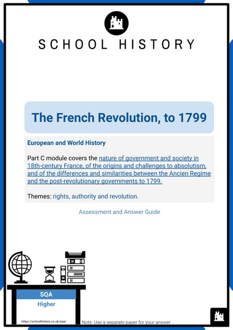 French Revolution Worksheets Ks3 And Ks4 Lesson Plans And Resources