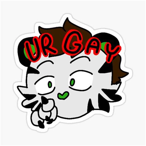 Ur Gay Mr Normie Sticker For Sale By Cosmoinspace Redbubble