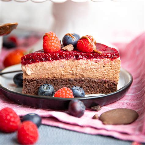 Low Carb Keto Schoko Beeren Torte Torten Kuchen Rezepte