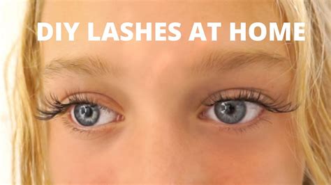 Diy Lash Extension Kit For At Home Use Easy Youtube