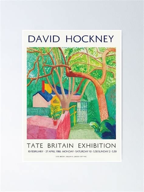 David Hockney Tate Britain Exhibition Posters Sold By Mila Sku 721737