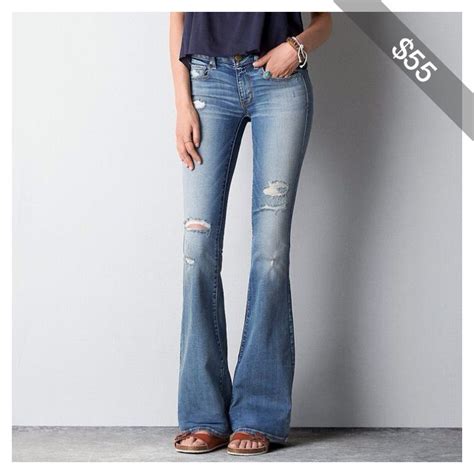 American Eagle Boho Artist Flare Jeans Madeleine Dunham