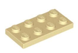 LEGO PŁYTKA 2X4 BEŻOWA PIASKOWA NR 3020 10 SZT 13575814165 Allegro pl