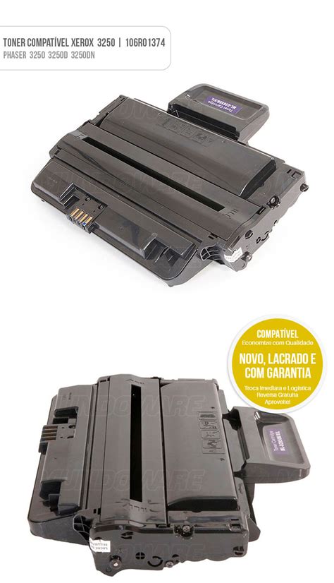 Toner Compatível para Xerox Phaser 3250 3250D 3250DN | Mundoware