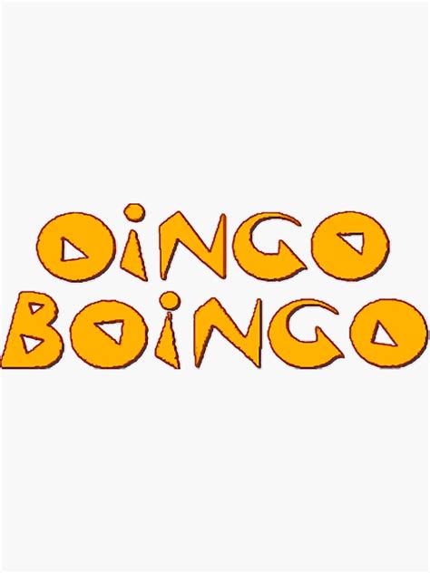 "oingo boingo - oingo boingo" Sticker for Sale by camiebell | Redbubble