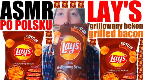 Asmr Po Polsku Lays Grillowany Bekon D Wi Ki Jedzenia Asmr Lays Grilled