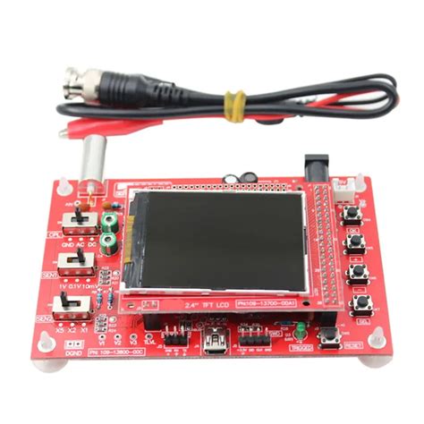 Osciloscopio Digital Completamente Ensamblado Pantalla LCD Con Pinza De