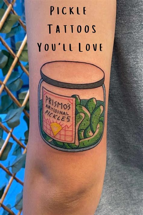 37+ Pickle Tattoo Ideas You'll Love - Tattoo Glee