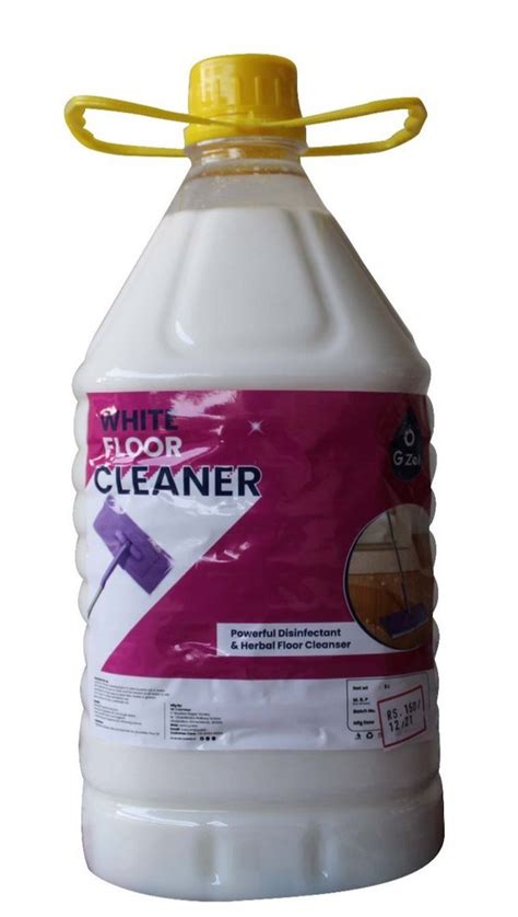 G Zel 5 Litre White Liquid Phenyl Floor Cleaner At Rs 100 Can In