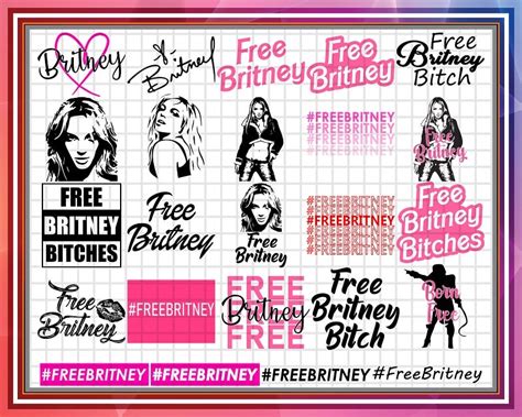 Bundle Designs Britney Spears Svg Britney Spears Cipart Britney