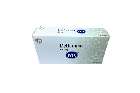 Metformina MK 850 Mg 30 Tabl Uroccidente