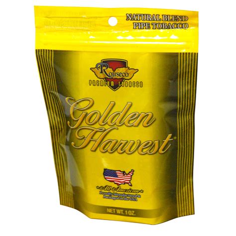 Golden Harvest Natural Blend Pipe Tobacco 1 Oz Bag Tobacco Stock