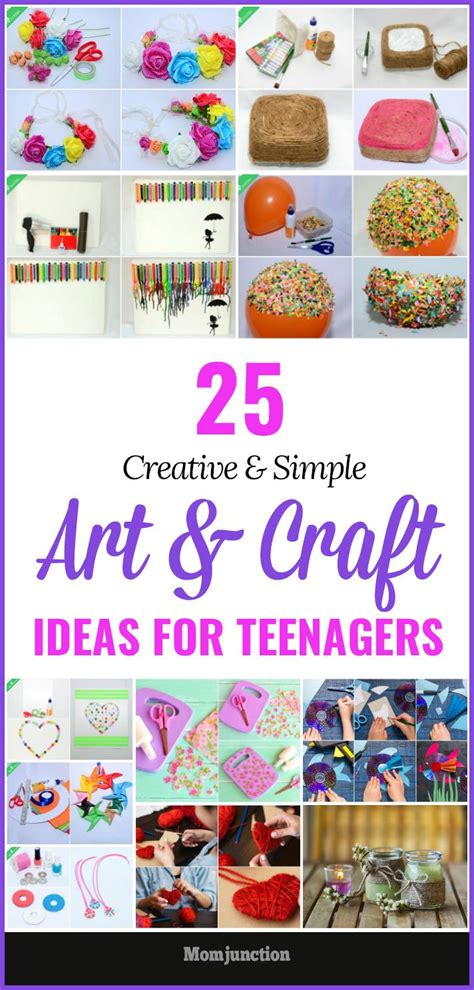 25 Creative And Simple Art And Craft Ideas For Teenagers