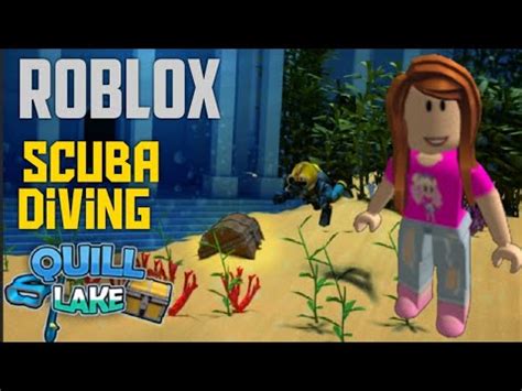 Roblox Scuba Diving At Quill Lake Youtube