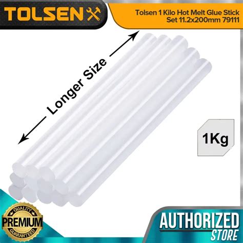Tolsen 1 Kilo Hot Melt Glue Stick Set 11 2x200mm 79111 Lazada PH