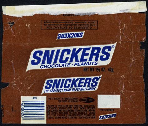 Wacky Wednesdays Stickers Snickers Chocolate Chocolate Candy Bar