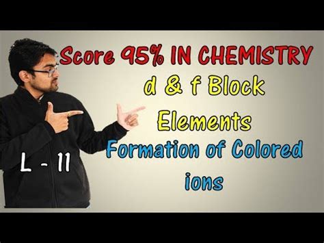 D F Block Elements Coloured Ion Formation Transition Compounds