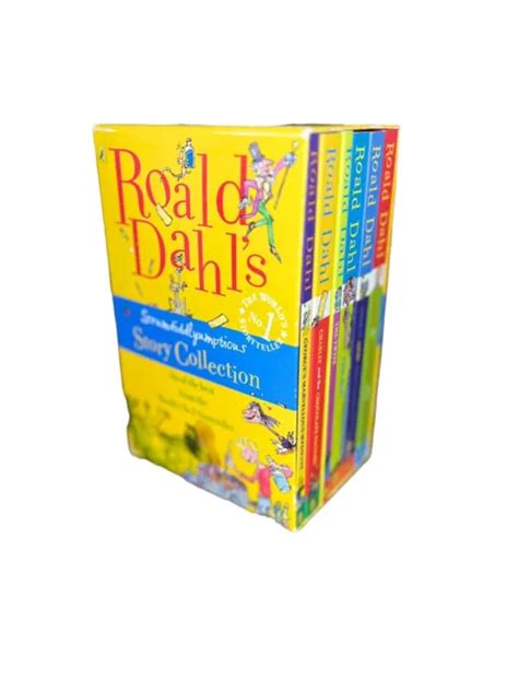 ROALD DAHLS SCRUMDIDLYUMPTIOUS Story Collection Box Set Dahl Roald