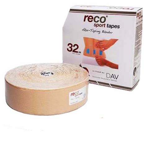 Banda De Kinesiotaping Bumbac Cm X M Reco Kinesiology Tape Bej