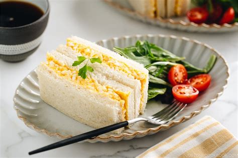 Japanese Egg Sandwich Tamago Sando たまごサンド Just One Cookbook