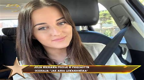 Julia Wieniawa Pozuje W Pierzastym Oceniaja Jak Anna Lewandowska