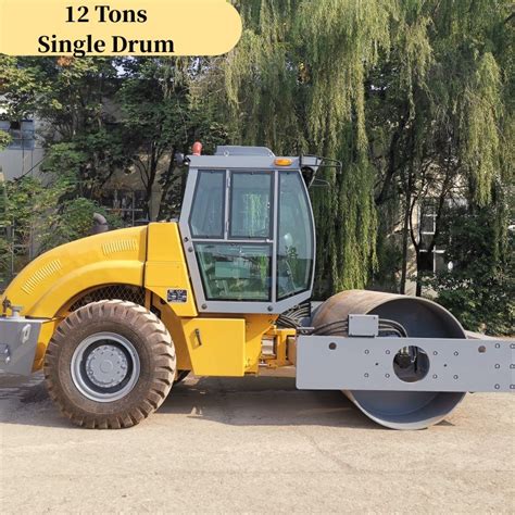 China Roller 12 Tons Single Drum Double Drive Roadroller Compactor For