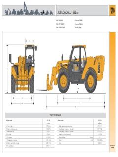 Jcb Telehandler Load Chart