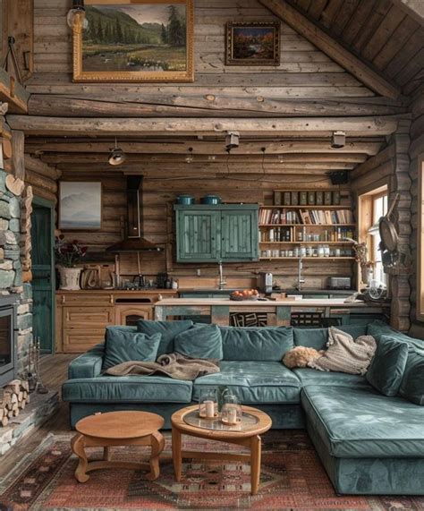 Pin By Aleena Joy On Collage Item Pins In Log Cabin Interior