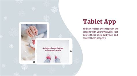 Winter Snowflakes Google Slides Theme and PPT Template