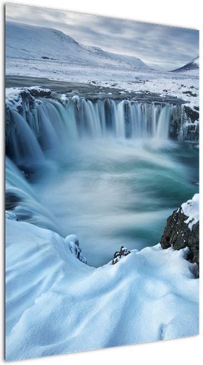 Domali Obraz Wodospad Bog W Islandia Jednocz Ciowy X Cm