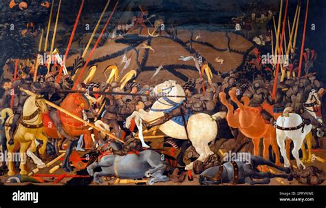 The Battle Of San Romano Paolo Uccello Circa 1435 1440 Galleria