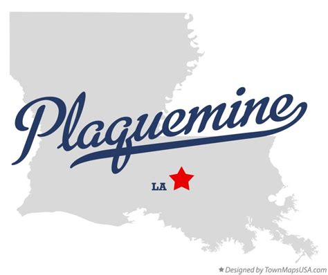 Map of Plaquemine, LA, Louisiana