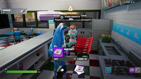 Where To Find A Fortnite Pizza Party Item To Take Pizza Slices