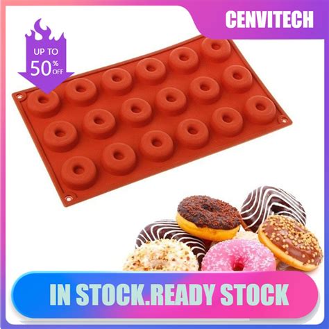 18 Cavity Savarin Chocolate Round Shaped Baking Pan Doughnut Molds