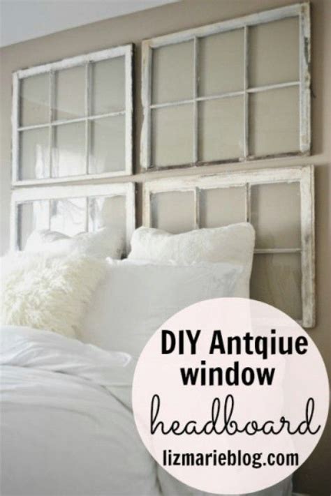 40 Dreamy Diy Headboards You Can Make By Bedtime Window Headboard