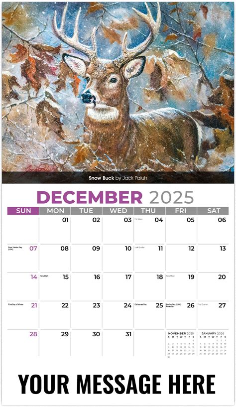 Wildlife Portraits Promotional Calendar