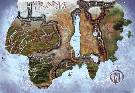 A Large Hyborian Map Made By Chrysagon Who Writes Ive Worked This