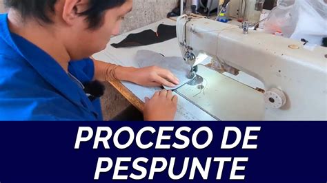 Proceso De Pespunte Youtube