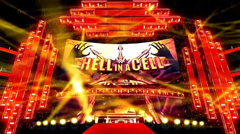 Wwe Hell In A Cell Thunderdome Figure Stage With Crowd And Pyro Youtube