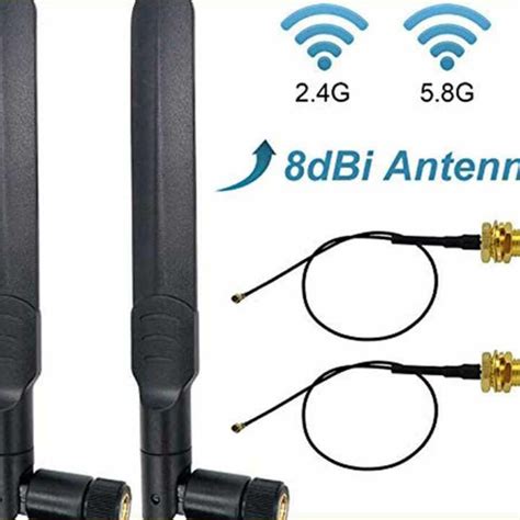 Cumpără Antenă Wifi 8Dbi Omni RP SMA Masculin 2 4Ghz 5 8Ghz Dual Band