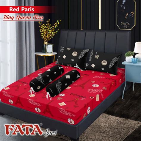 Jual FATA Sprei Minimalis King 180x200x20 Queen 160x200x20 Shopee