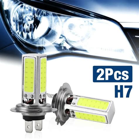 X H Cob Led Farol L Mpadas Kit Luz De Nevoeiro Alta Baixo Feixe Super