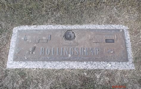 L D Hollingshead 1924 1983 Find A Grave Memorial