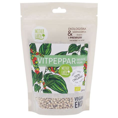 Mother Earth Ekologisk Vitpeppar Hel G Jordklok Se